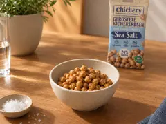 Roasted chickpeas with sea salt